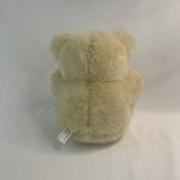 Great American Fun GAF Teddy Bear 9" Plush Brown Ribbon Stuffed Animal Toy VTG - Picture 3 of 8